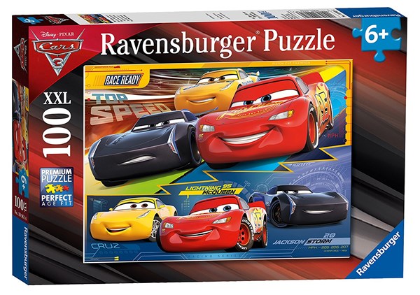 Ravensburger (10961) - "Cars 3" - 100 Teile Puzzle
