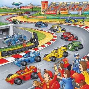 Ravensburger (09273) - "Unterwegs" - 49 Teile Puzzle