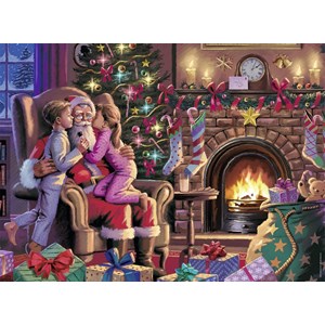 Ravensburger (13217) - "Umarmung für den Weihnachtsmann" - 300 Teile Puzzle