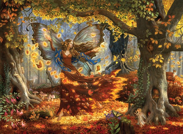 SunsOut (76322) - Ruth Sanderson: "Woodland Fairy" - 1500 Teile Puzzle