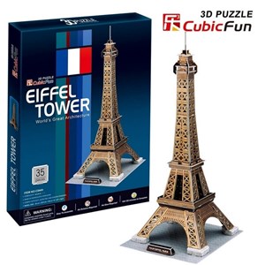 Cubic Fun (C044H) - "Eiffelturm" - 35 Teile Puzzle