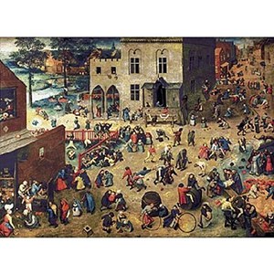 Puzzle Michele Wilson (A904-1200) - Pieter Brueghel the Elder: "Die Kinderspiele" - 1200 Teile Puzzle