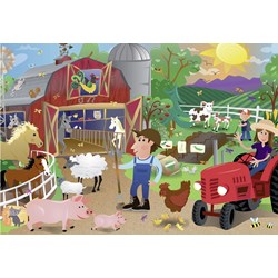 Ravensburger (05285) - Karen Rossi: "Farm Mania" - 24 Teile Puzzle