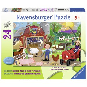 Ravensburger (05285) - Karen Rossi: "Farm Mania" - 24 Teile Puzzle