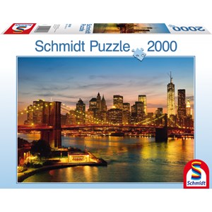 Schmidt Spiele (58189) - "New York" - 2000 Teile Puzzle