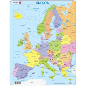 Larsen (A8-NL) - "Europa - NL" - 37 Teile Puzzle