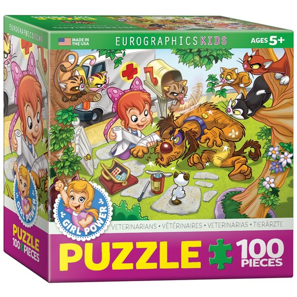 Eurographics (8100-0522) - "Tierärztin" - 100 Teile Puzzle