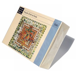 Puzzle Michele Wilson (A513-500) - "Tibetische Kunst, Medizin-Mandala" - 500 Teile Puzzle