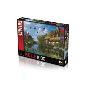 KS Games (11272) - Dominic Davison: "Das alte Landhaus am Flussufer" - 1000 Teile Puzzle
