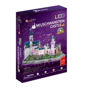 Cubic Fun (L174H) - "Schloss Neuschwanstein" - 128 Teile Puzzle