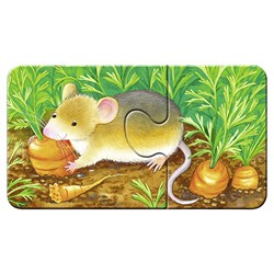 Ravensburger (07313) - "Tiere im Garten" - 2 Teile Puzzle