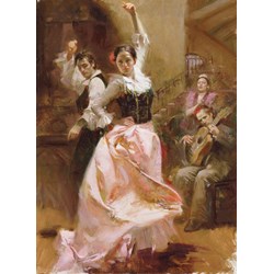 Art Puzzle (4600) - Pino Daeni: "Tanzabend in Barcelona" - 1500 Teile Puzzle