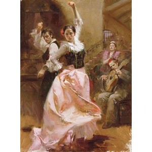 Art Puzzle (4600) - Pino Daeni: "Tanzabend in Barcelona" - 1500 Teile Puzzle