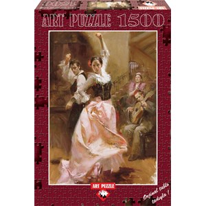 Art Puzzle (4600) - Pino Daeni: "Tanzabend in Barcelona" - 1500 Teile Puzzle