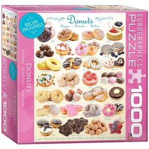 Eurographics (8000-0430) - "Donuts" - 1000 Teile Puzzle