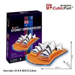 Cubic Fun (C067H) - "Sydney Opera House" - 58 Teile Puzzle