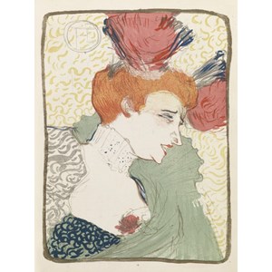 Grafika (00173) - Henri de Toulouse-Lautrec: "Mademoiselle Marcelle Lender, 1895" - 2000 Teile Puzzle