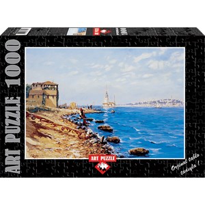Art Puzzle (81067) - "Maiden's Tower, Istanbul" - 1000 Teile Puzzle