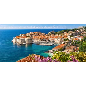 Castorland (B-060283) - "Blick auf Dubrovnik, Kroatien" - 600 Teile Puzzle