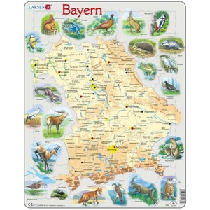 Larsen (K95) - "Bavaria Physical With Animals" - 60 Teile Puzzle