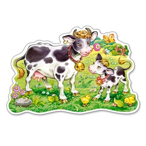 Castorland (B-120062) - "Kühe auf der Weide" - 12 Teile Puzzle