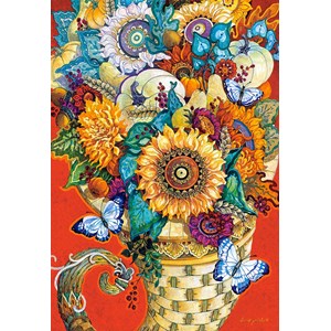 Castorland (C-151585) - David Galchutt: "Bunte Blütenpracht" - 1500 Teile Puzzle