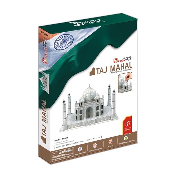 Cubic Fun (MC081H) - "Taj Mahal" - 87 Teile Puzzle