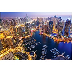 Castorland (C-103256) - "Dubai bei Nacht" - 1000 Teile Puzzle
