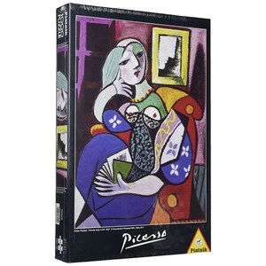 Piatnik (534140) - Pablo Picasso: "Frau mit Buch" - 1000 Teile Puzzle