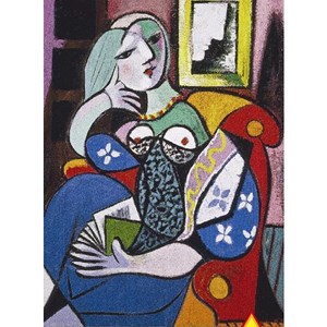 Piatnik (534140) - Pablo Picasso: "Frau mit Buch" - 1000 Teile Puzzle