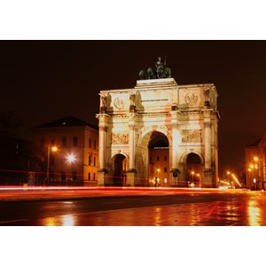 Grafika (02517) - "Munich, Siegestor" - 1000 Teile Puzzle
