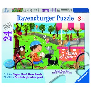 Ravensburger (05448) - "Dogs Love Ice Cream" - 24 Teile Puzzle