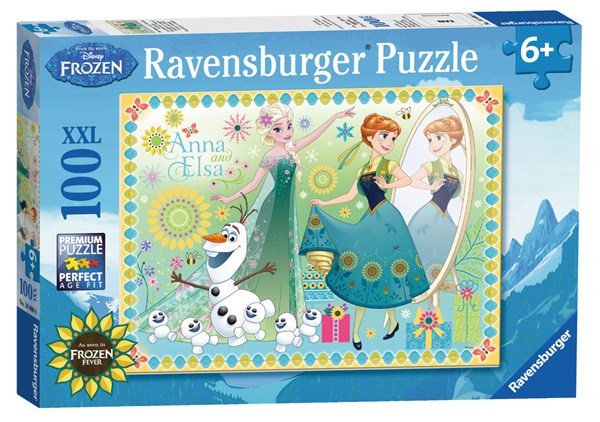 Ravensburger (10584) - "Die Eiskönigin Party-Fieber" - 100 Teile Puzzle