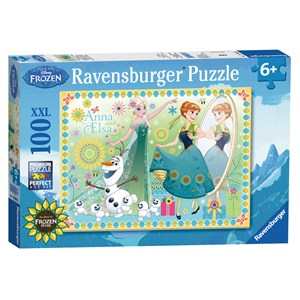 Ravensburger (10584) - "Die Eiskönigin Party-Fieber" - 100 Teile Puzzle