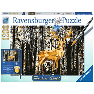 Ravensburger (19936) - "Hirsch im Birkenwald" - 1200 Teile Puzzle