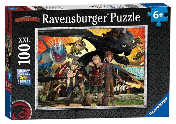 Ravensburger (10918) - "Dragons - Drachenfreunde" - 100 Teile Puzzle