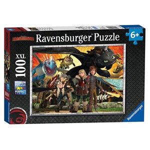Ravensburger (10918) - "Dragons - Drachenfreunde" - 100 Teile Puzzle