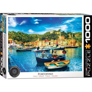 Eurographics (6000-0948) - "Portofino in Italy" - 1000 Teile Puzzle
