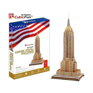 Cubic Fun (MC048H) - "Empire State Building" - 55 Teile Puzzle