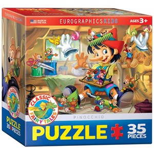 Eurographics (8035-0421) - "Pinocchio" - 35 Teile Puzzle