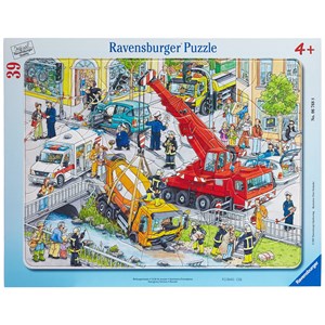 Ravensburger (06768) - "Rettungseinsatz" - 39 Teile Puzzle