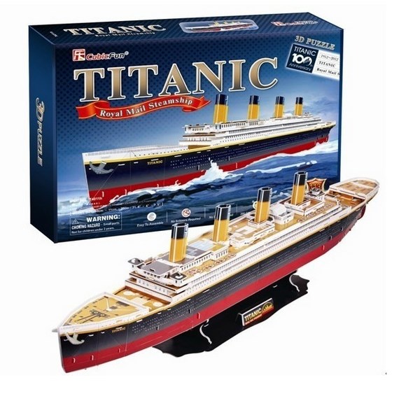 Cubic Fun (T4011H) - "Titanic" - 113 Teile Puzzle