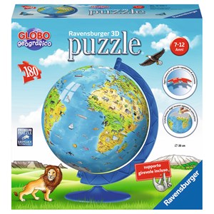 Ravensburger (12340) - "Globe in Italienisch" - 180 Teile Puzzle