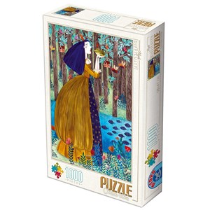 D-Toys (72870-KA02) - Kurti Andrea: "The Frog Princess" - 1000 Teile Puzzle