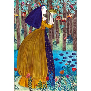 D-Toys (72870-KA02) - Kurti Andrea: "The Frog Princess" - 1000 Teile Puzzle