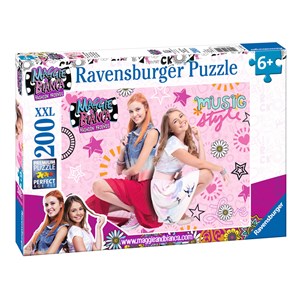 Ravensburger (12742) - "Maggie & Bianca, Freundschaft und Musik" - 200 Teile Puzzle