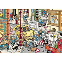 Jumbo (17161) - Jan van Haasteren: "Schritt zur Seite!" - 150 Teile Puzzle