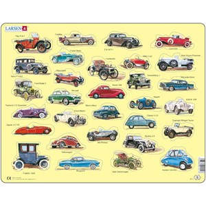 Larsen (AK1) - "Historische Autos" - 30 Teile Puzzle