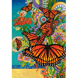 Castorland (C-103492) - David Galchutt: "Monarchen Falter" - 1000 Teile Puzzle