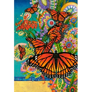 Castorland (C-103492) - David Galchutt: "Monarchen Falter" - 1000 Teile Puzzle